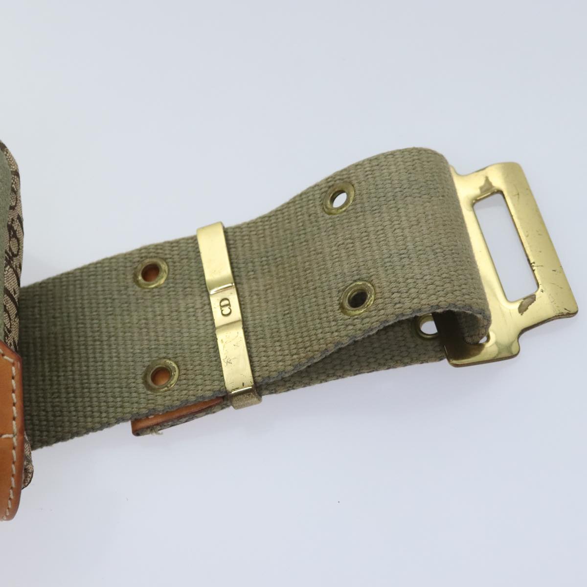 Vintage Christian Dior Trotter Monogram Waist Pouch Belt Bag