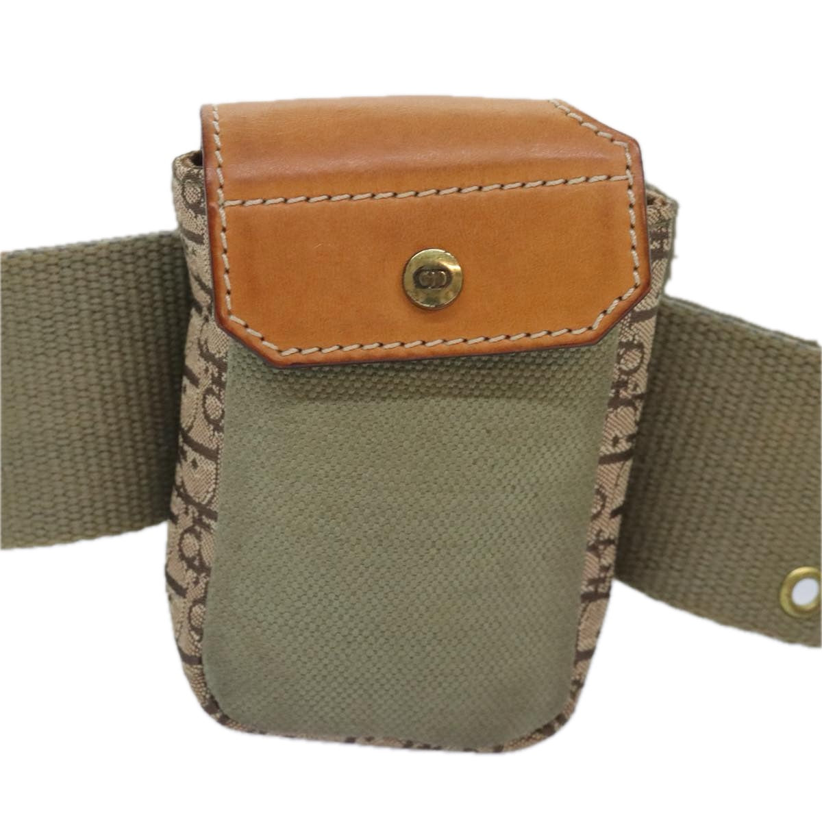 Vintage Christian Dior Trotter Monogram Waist Pouch Belt Bag