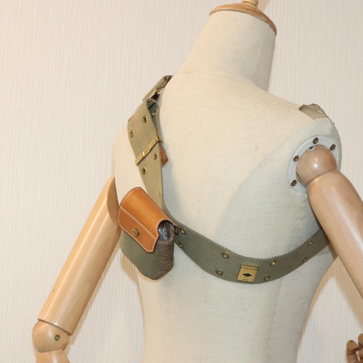 Vintage Christian Dior Trotter Monogram Waist Pouch Belt Bag