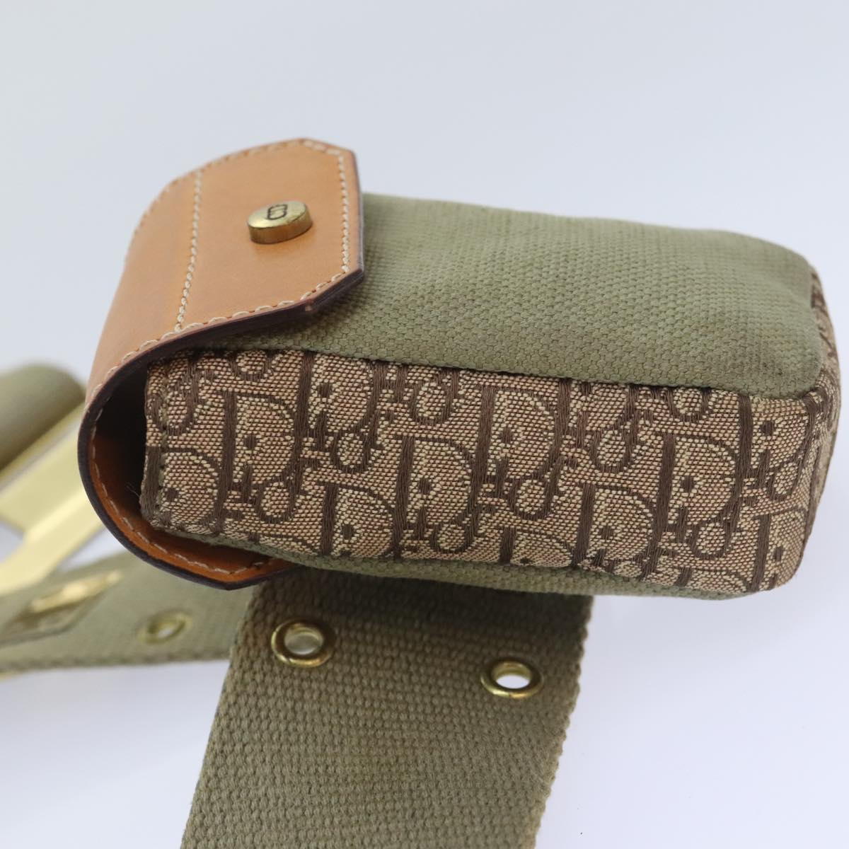 Vintage Christian Dior Trotter Monogram Waist Pouch Belt Bag