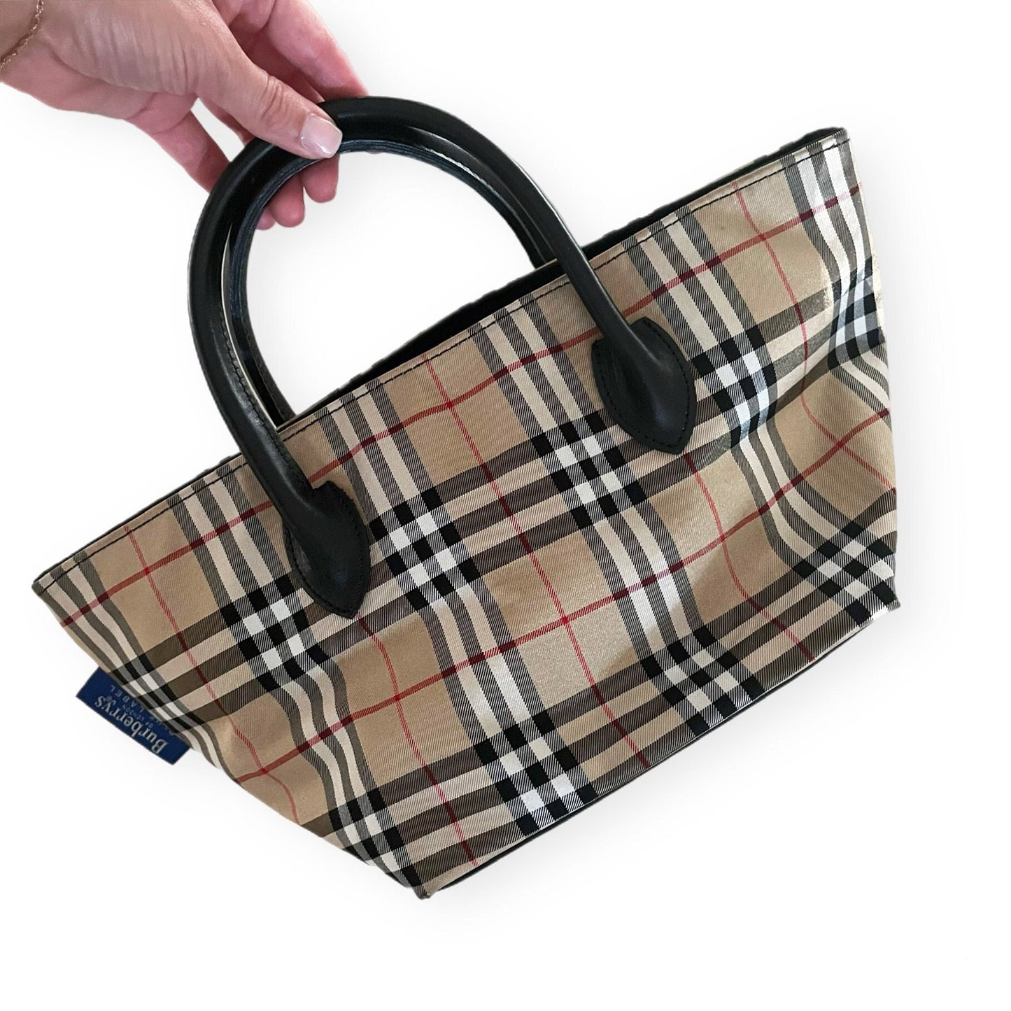 Vintage Burberry Nova Check Mini Tote