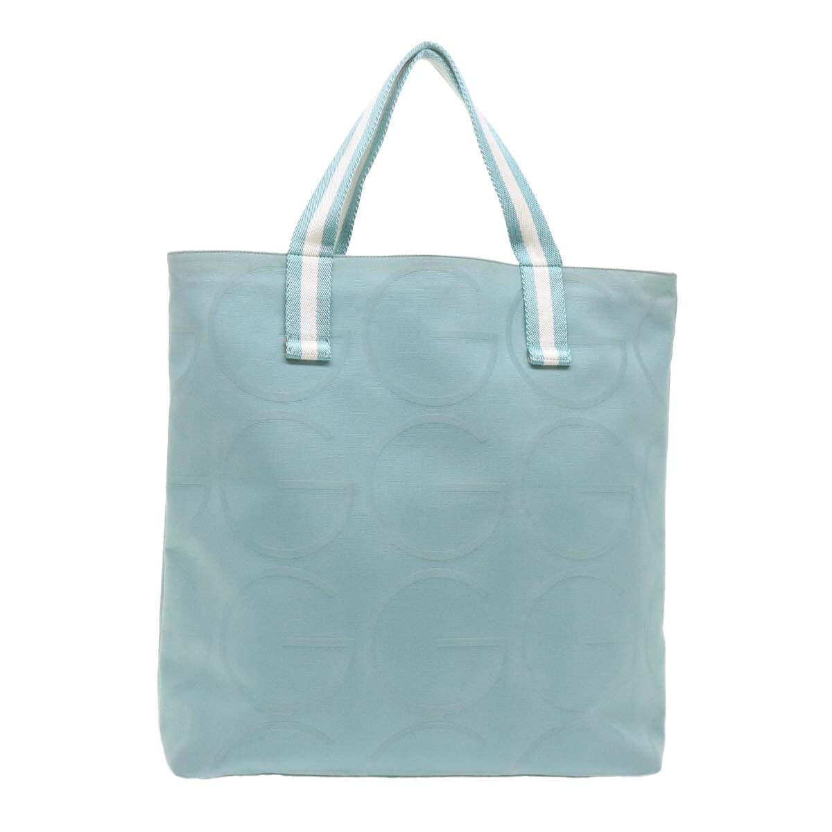 Vintage Gucci Baby Blue GG Monogam Tote Bag