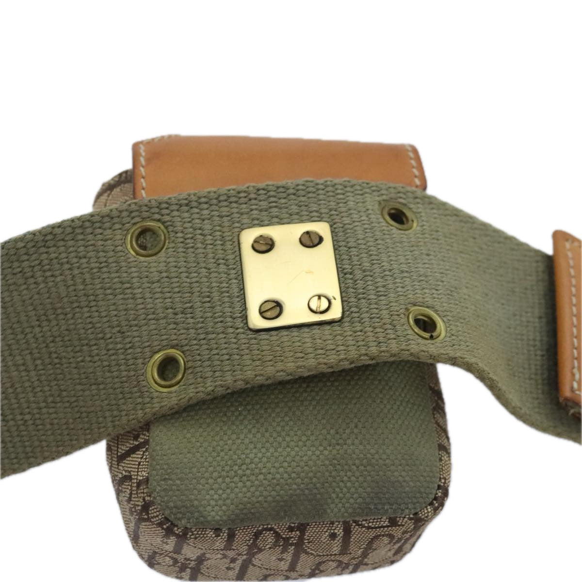 Vintage Christian Dior Trotter Monogram Waist Pouch Belt Bag