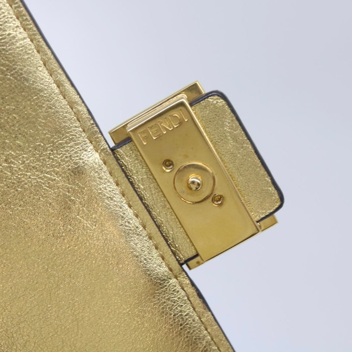 Vintage Fendi Gold Monogram Wallet