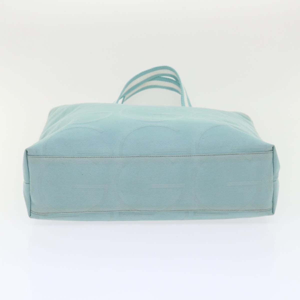 Vintage Gucci Baby Blue GG Monogam Tote Bag