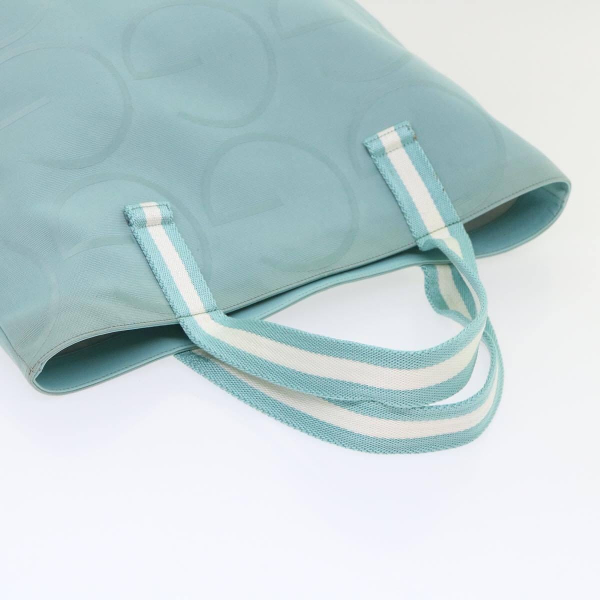 Vintage Gucci Baby Blue GG Monogam Tote Bag