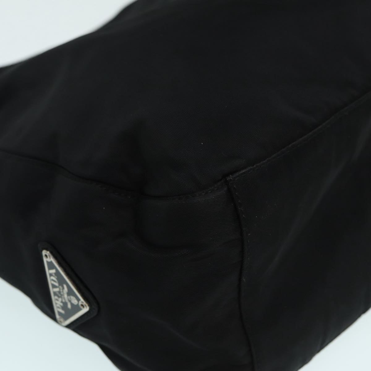Vintage 90's Prada Nylon Tessuto Clear Acrylic Shoulder Bag