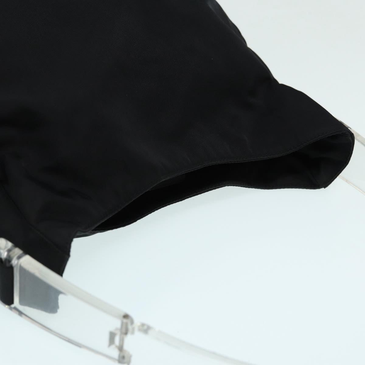 Vintage 90's Prada Nylon Tessuto Clear Acrylic Shoulder Bag
